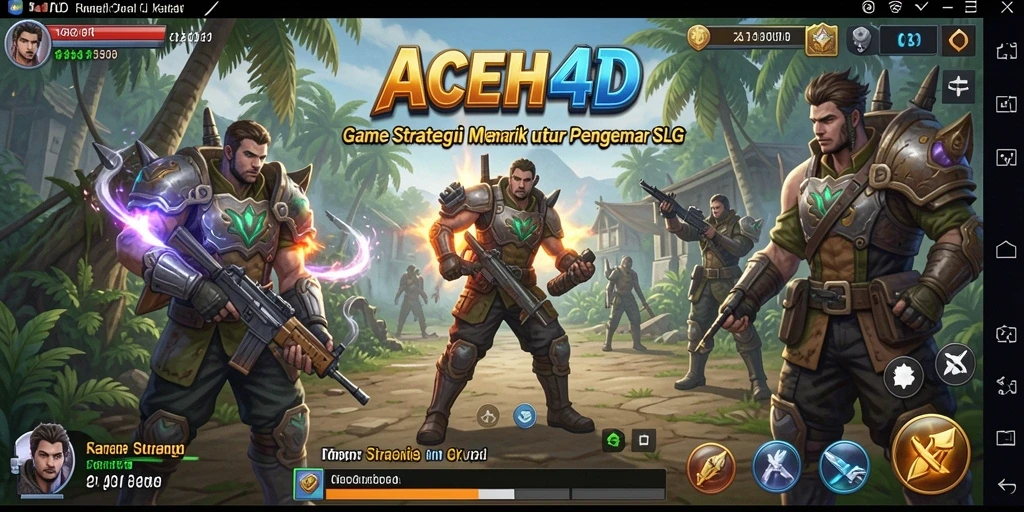 Tampilan gameplay menarik dari ACEH4D dengan elemen strategi.