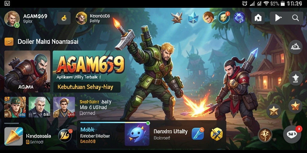 Tampilan antarmuka AGAM69 yang modern dan fungsional.