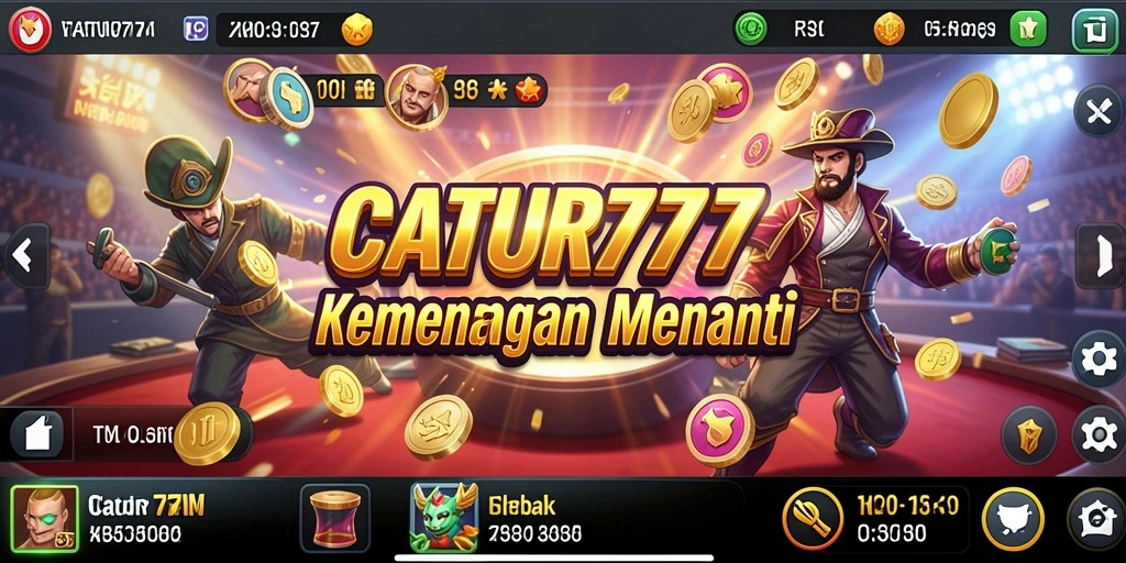 Menampilkan gameplay menarik dari CATUR777 dengan berbagai tema Slot.