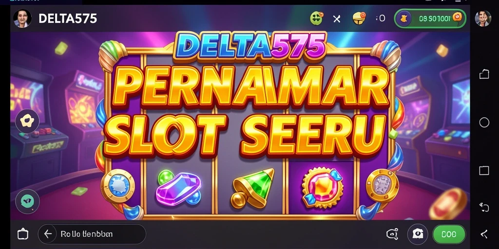 Tampilan gameplay DELTA575 yang menegangkan dengan berbagai slot menarik.