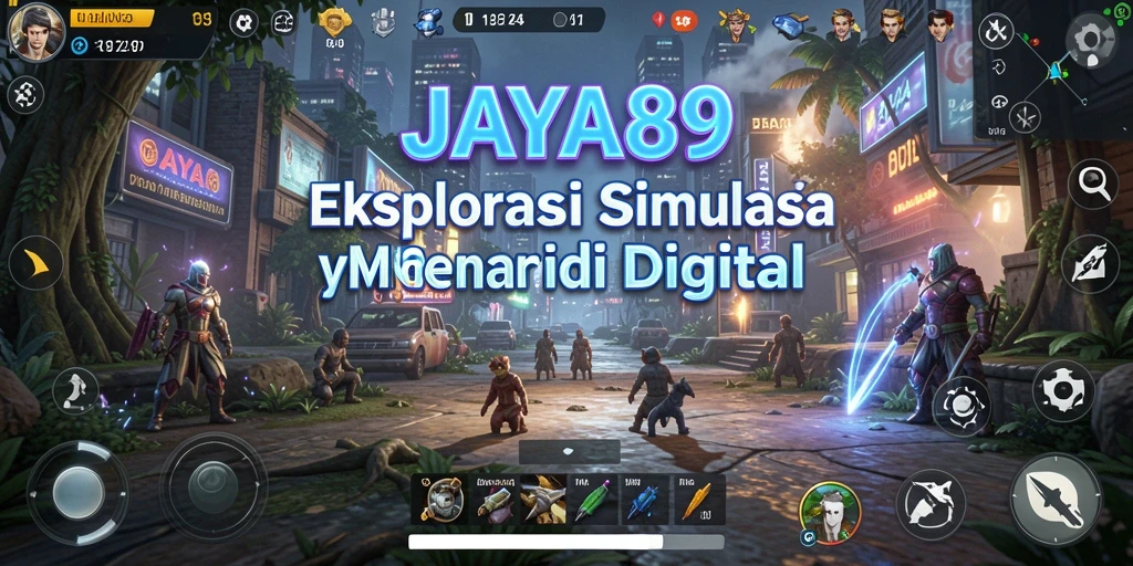 Tangkapan layar dari gameplay <strong>JAYA89</strong> menunjukkan interaksi karakter yang menarik.