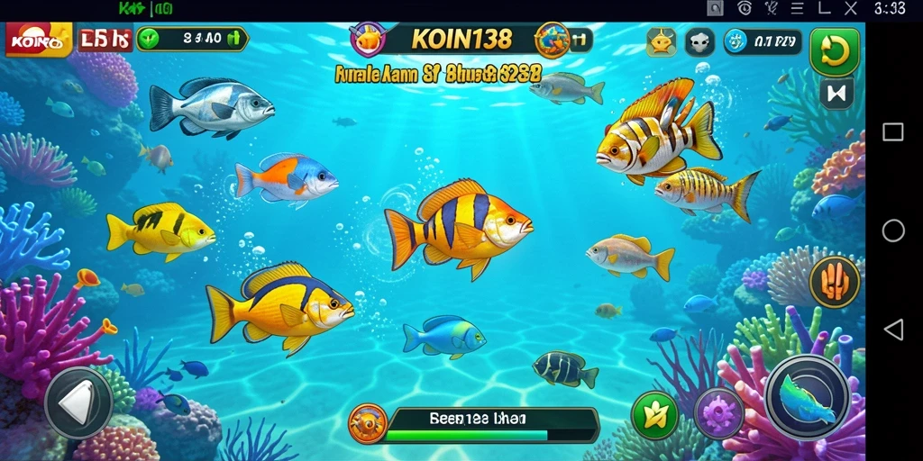 Tampilkan gameplay seru KOIN138 dengan aksi tembak ikan.