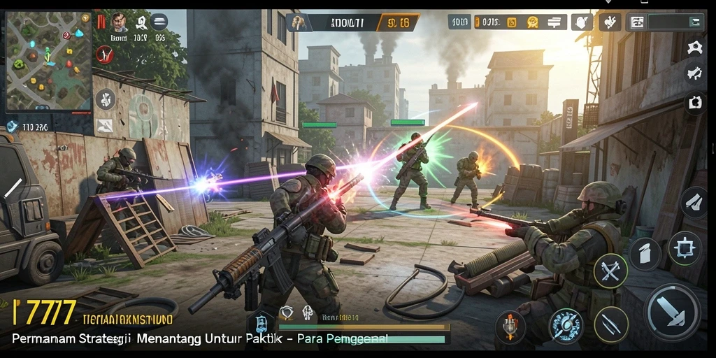 Tampilan gameplay L777 yang mendebarkan dengan strategi yang kompleks.