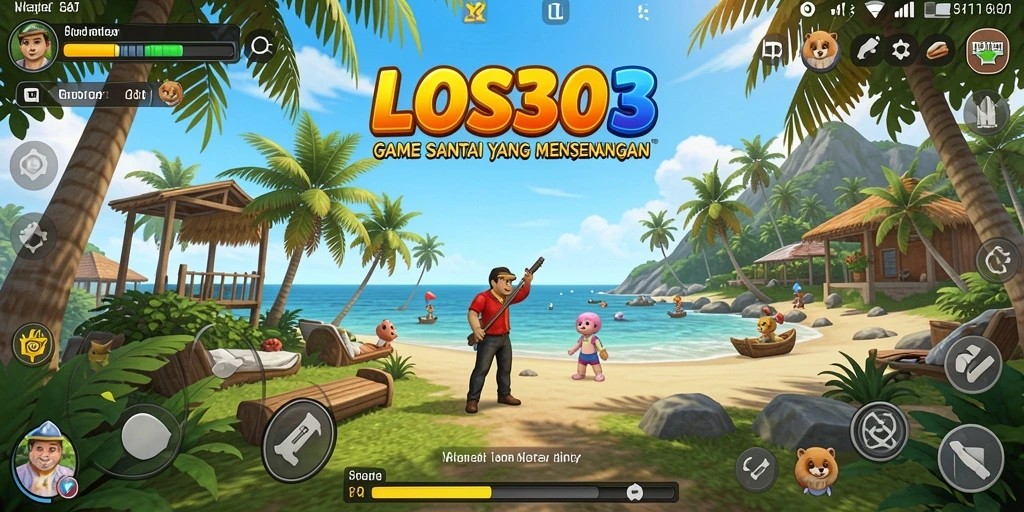 Tangkapan layar menunjukkan gameplay santai dari LOS303 yang menghibur.