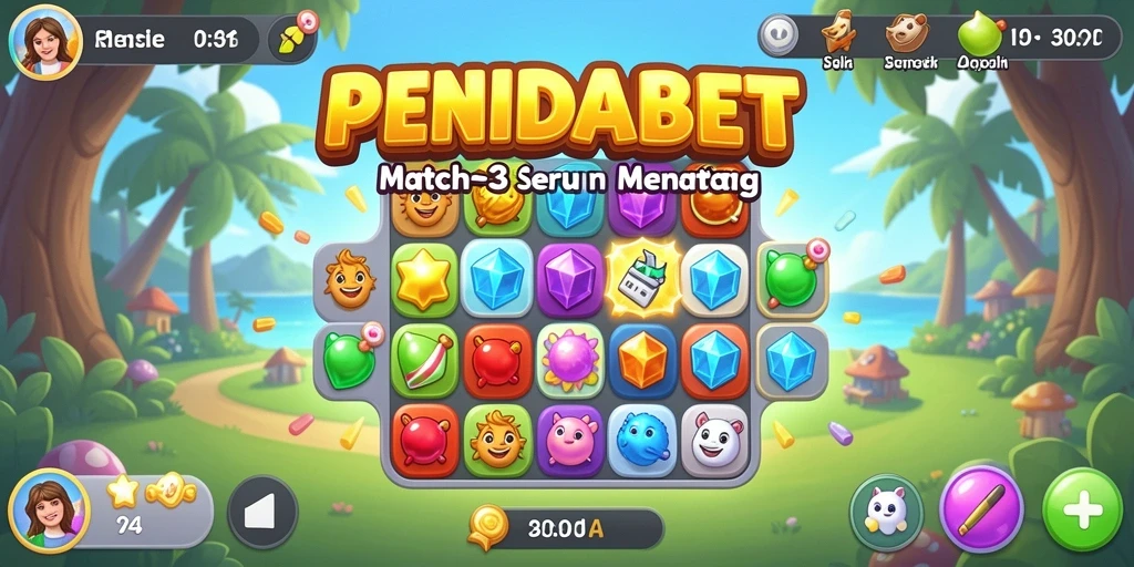 Tampilan gameplay PENIDABET yang seru dan penuh warna.
