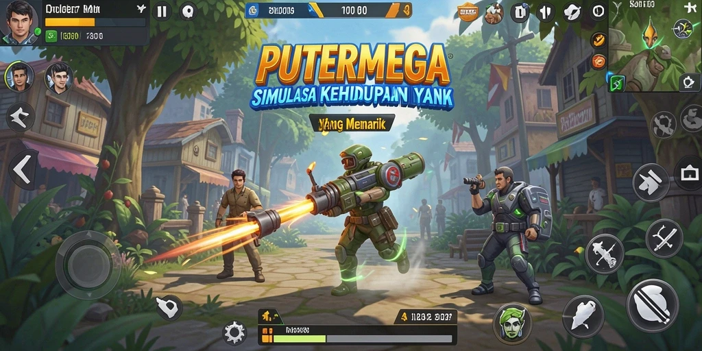Gameplay menarik dari PUTERMEGA dengan grafis yang indah.