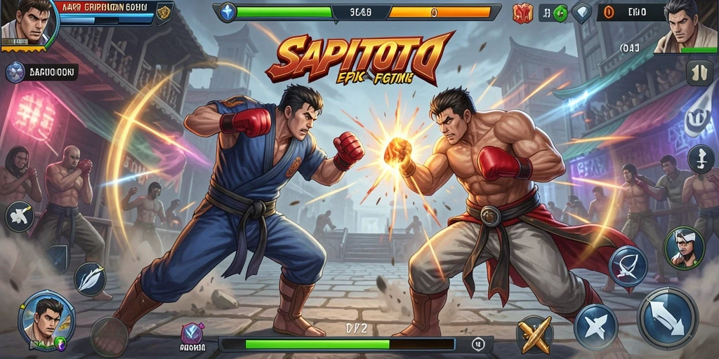 Screenshot gameplay SAPITOTO yang menegangkan dan menantang.