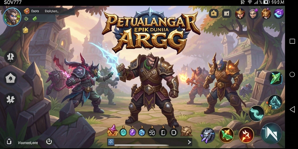 Tampilan gameplay menarik dalam dunia ARPG yang penuh petualangan.